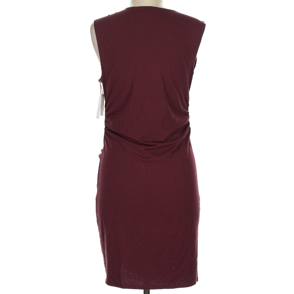 NWT OpenEdit Burgundy Sleeveless Dress